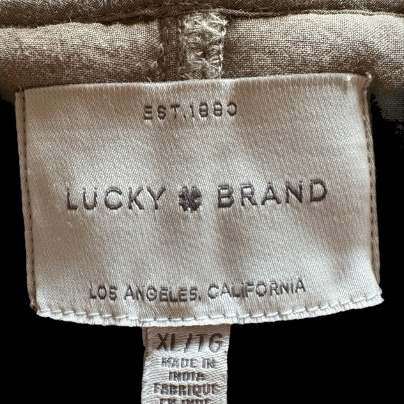 Lucky Brand Quilted Beige Puffer Jacket - Picture 2 of 4